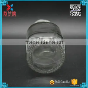 Empty French Square Clelar Glass Milk Bottles With Screw Cap 320ml thumbnail-4