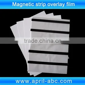 A4 Hico Magnetic Stripe Coated Overlay Film thumbnail-1