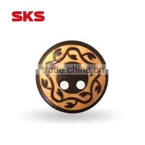 Laser Engraved Hign End Wooden Buttons thumbnail-1