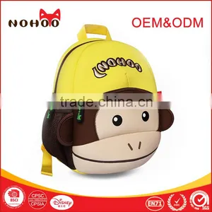 Cheap Child Monkey Shaped Cartoon Gift School Backpack Bag Kids Zoo Animal Backpack Waterproof thumbnail-1