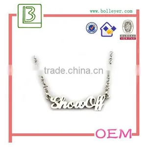 Sterling Silver Custom Name Necklace Personalized Name Necklace thumbnail-1