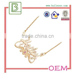Fashion of Gold Necklaces With Letter thumbnail-2