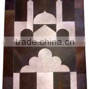Hair-On Cowhide Leather Carpet PRAY-4 thumbnail-1
