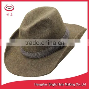 100% Wool Felt Crushable Cowboy Hat thumbnail-1