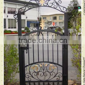 Industrial Wrought Iron Garden Gate thumbnail-1