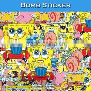 HD-038 CARLIKE Air Free Stylish Cartoon Bomb Sticker For Car Decoration thumbnail-6