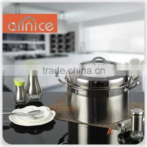 American Style Whole Multi-ply Stainless Cookware - Steamer Pot Series Stock Pot Steamer Pasta Cooker thumbnail-2