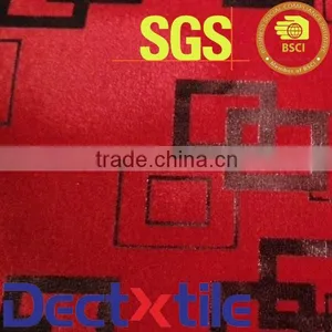 100%Polyester Hot Stamping Flocking Knitted Fabric Wholesale Textile thumbnail-2