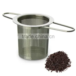 Promotional Gift Green Tea Infuser 304 Stainless Steel Simple Modern Tea Infuser Tea Strainer With Lid thumbnail-3