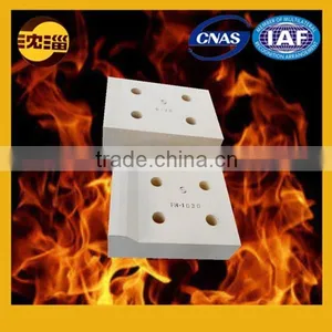 Made in China Glass Kiln Tin Bath Bottom Block Refractory Brick Perforated Block Manufacturer thumbnail-1