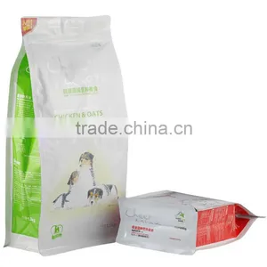 Laminated Material Quad Seal Box Pouch/food Grade Plastic Packing Bag for Food,petfood,coffee,tea,milk Powder thumbnail-1