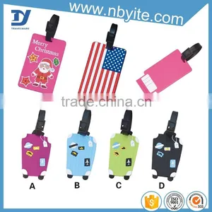 China Bulk Wholesale Clear Plastic Luggage Tags and High Quality Hard Plastic Custom Luggage Tag Quality Choice thumbnail-1