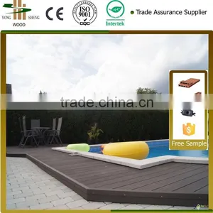 Top Quality HDPE Factory Direct Edge of Pool High UV-resistant Piece Together New Tech Wood Plastic Composite Wpc thumbnail-2