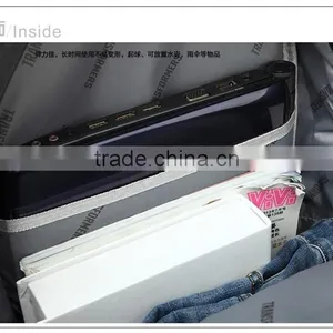 OEM Customed School Bag Internal Frame 600D Polyester Day Backpack thumbnail-4