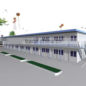 ISO&B.V. Certificate Fireproof Sandwich Panel Prefabricated for Workers' Living thumbnail-1