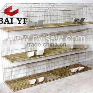 Cheap Galvanized Rabbit Cage/Metal Wire Farming Breeding Cage/Commercial Rabbit Cage For Sale thumbnail-2