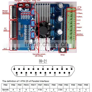 4Axis Nema 23 Stepper Motor 287oz-in & Driver Board TB6560 CNC KITS thumbnail-4