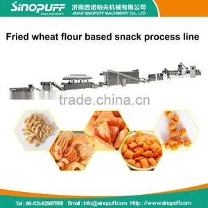 New Design Fried Wheat Flour Snack Food Machine/China Brand Wheat Flour Snack Machine thumbnail-1