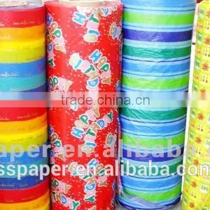 Colorful Custom Logo Printed Wrapping Paper for Christmas Jumbo Paper Roll thumbnail-2