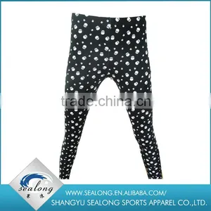 Wholesale Custom Digital Printed Cotton Spandex Skull Tights Legging thumbnail-2