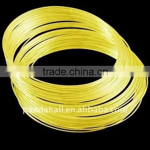 1mm Stainless Steel Memory Jewelry Bangles Wire(MW5.5CM-1-G) thumbnail-1