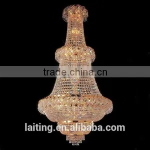 Antique Gold Empire Large Cheap Crystal Chandeliers for Centerpiece thumbnail-1