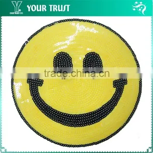 5MM Neon Yellow 3MM Neon Orange Sequin Bead Applique Patches thumbnail-3