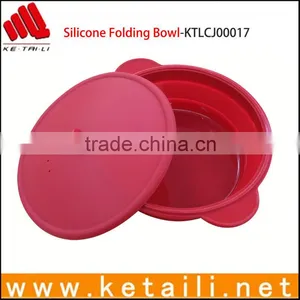 Shenzhen Wholesale Kitchen Utensil Set Silicone Collapsible Bowl thumbnail-4