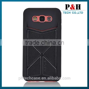 Hot New Products for 2015 Leather Flip Case for Samsung Galaxy e7 Cover thumbnail-6