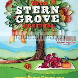 Custom Glossy Laminated Poster Full Color Promotion Poster Printing Quality Choice thumbnail-5