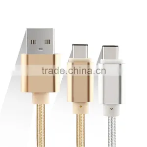2016 Fashion Type-C to USB2.0 Data and Charging Sync Braided Cable thumbnail-1