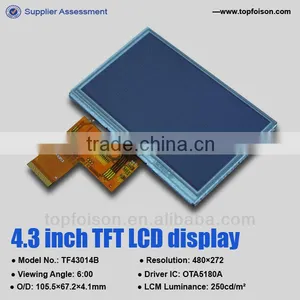 Competitive Price 4.3 Inch 480*272 TFT Lcd Moudle 24bit RGB Interface Touch Screen Panel Quality Choice thumbnail-4
