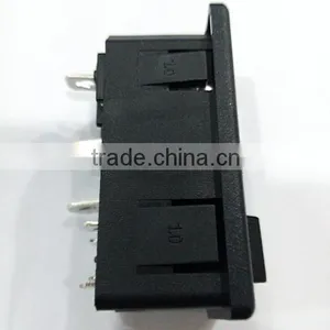 AC-10 Full Copper Vertical ac Power Socket With 250V Fuse thumbnail-2
