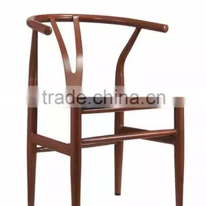 Antique Style Metal Material Dining Chair Y Shape Chair for Restaurant thumbnail-2
