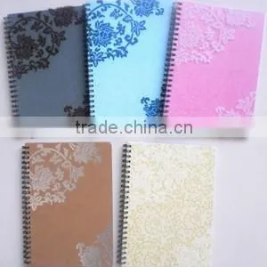 Eco-friendly Customized Cloth Sprial Notebook thumbnail-1