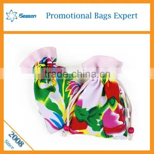 Wholesale Chinoiserie Velvet Bag Drawstring Bag Custom Candy Bag Supplier's Choice thumbnail-3