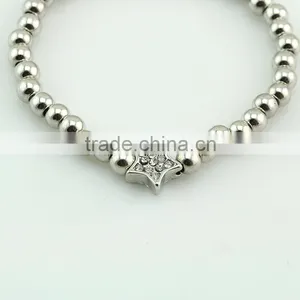 Gold Plated Charm Bracelet Fashion Women Crystal Heart Charm Bracelet thumbnail-6