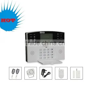 GSM Intelligent Alarm System With DC12V/1A Gas,Door,Windows Detector thumbnail-1