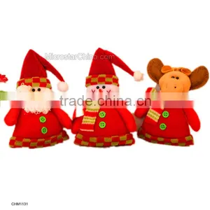 Merry Chirstmas Santa Claus and Deer No Glue Static Stickers Decoration thumbnail-6