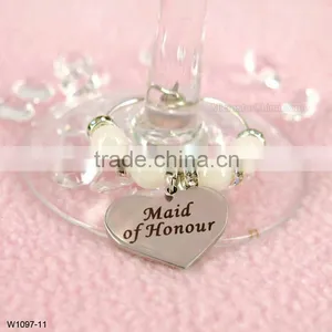 Carving Letter Wine Charm Name Tag thumbnail-2
