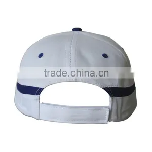 White Edged Caps With Printed Logo thumbnail-3