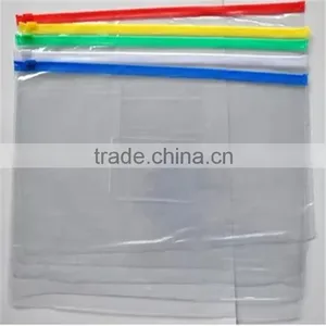 2015 New Products Famous PVC Zipper Document Bag Wholesale In thumbnail-1