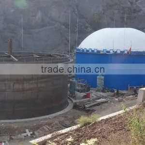China PUXIN Soft Dome Biogas Digester for Hog Manure Treatment thumbnail-4