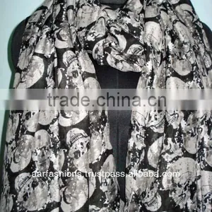 COTTON PRINTED SCARF 2014 thumbnail-1
