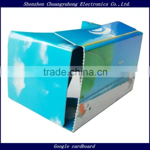 China Suppliers Christmas Gift Create Your Own Brand Paper Eclipse Glasses 3D Xxxx Video Glasses Google Cardboard Vr Supplier's Choice thumbnail-1