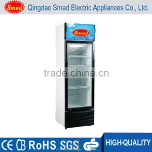 Transparent Glass Door Upright Supermarket Showcase Display Refrigerator thumbnail-5