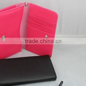 Genuine Leather /PU Simple Women Wallet Passport Holder Purse With Card Slots thumbnail-3