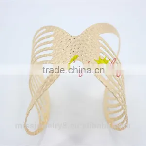 Knot Shape Gold Plated With Hollow Out Cuff Bracelet Bangle Party Gift Fashion Jewelry for 2016 New Accessory thumbnail-4