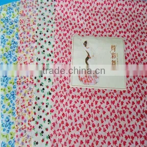 100%Cotton Flower Printed Fashion Fabric thumbnail-4