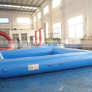 2016 Selling Middle Blue Inflatable Rectangle Swimming Pool thumbnail-2